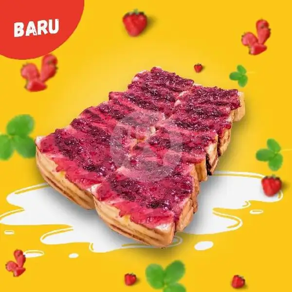 Roti Bakar Strawberry Jam (L) | Wson Roti Bakar & Coffee, Tukad Barito