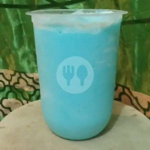 Pop Ice Blend (Vanilla Blue) | Uye Drink, Bunga Merak 7