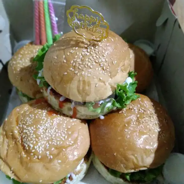 Burger Jumbo Ultah B | Burger Kuy