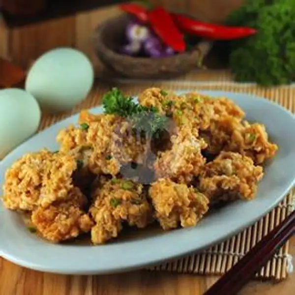 Ayam Telur Asin | RM Gang Kelinci III, Pertokoan Udayana