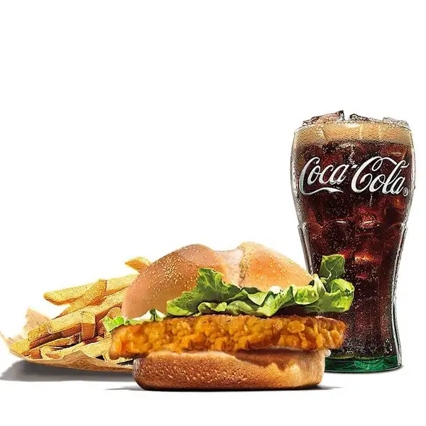 Paket Classic Crispy Chicken Medium | Burger King, Harmoni