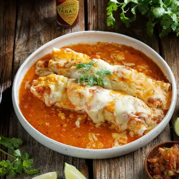 Enchiladas Veggie | Chili Mexican Food, Salendro Timur