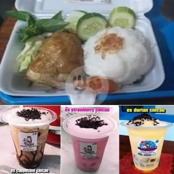 Paket Hemat 4 (Ayam Bacem Gurih Plus Milkshake) | Teras Ayam Bacem, Margo Rejo
