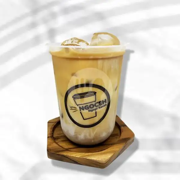 Cafe latte ICE | KOPI NGOCEH (Ngopi Receh)