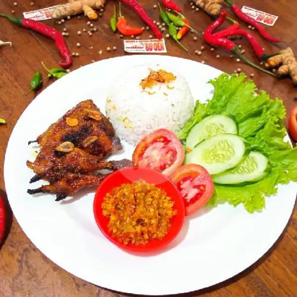 Paket Ayam 1/4 Bakar Pedas Manis | Pondok Ikan Bakar Bu Oen, Purwokerto Timur