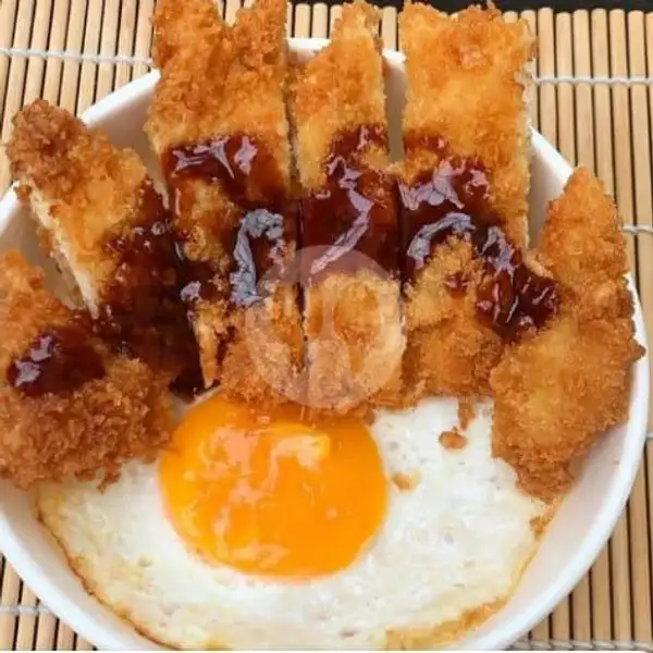 Chicken Katsu Rice Bowl | Kedai Yamin Baso Abi, Tarogong Kidul