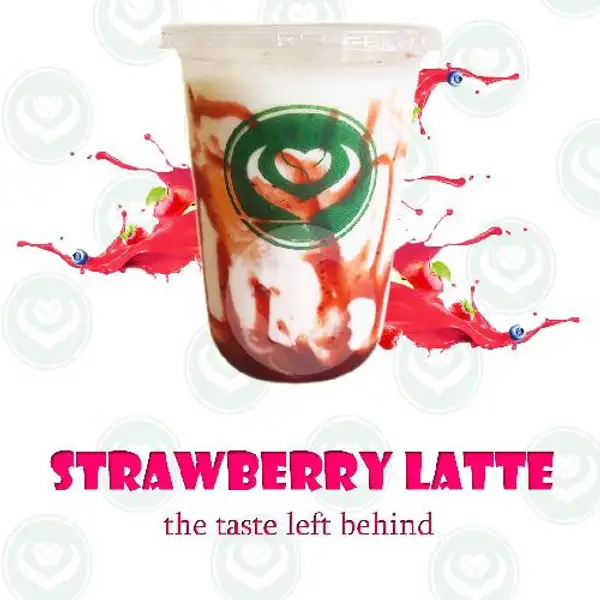 Strawberry Latte (Large) | Aftertaste Coffee Shop