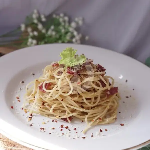 Spaghetti Aglio E Olio | Kayoo Cafe & Resto X Gogi Boom