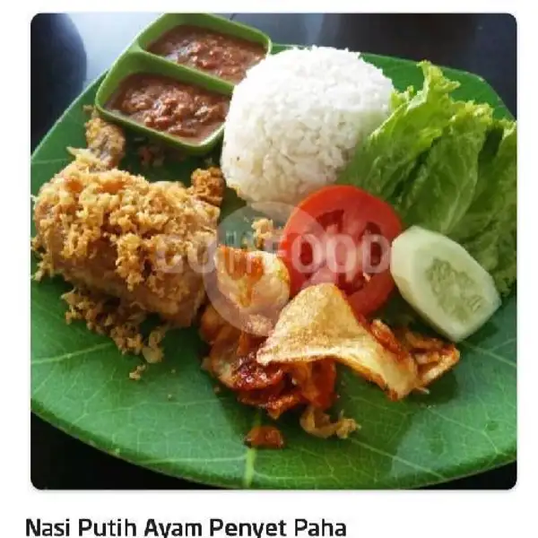 Nasi Putih Ayam Penyet Paha | Ayam Penyet Jakarta, Dr Mansyur