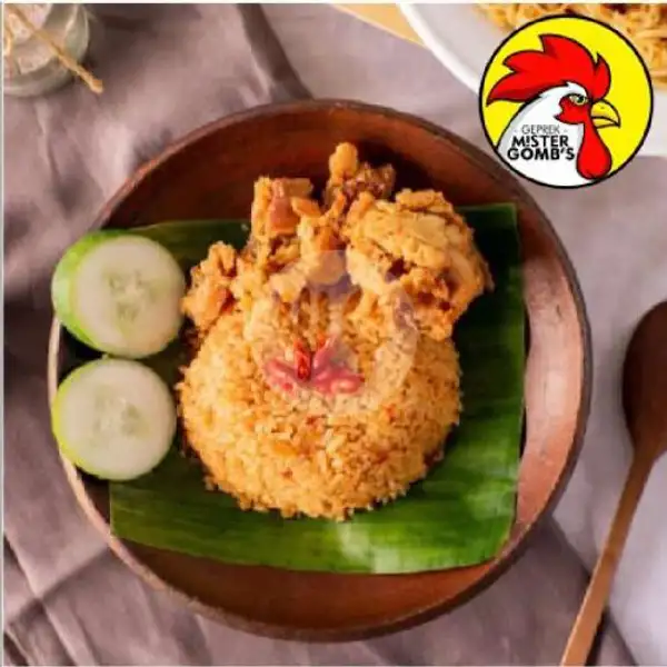 Nasi Goreng Geprek | Bebek dan Ayam Goreng Pak Gombloh, Pasteur
