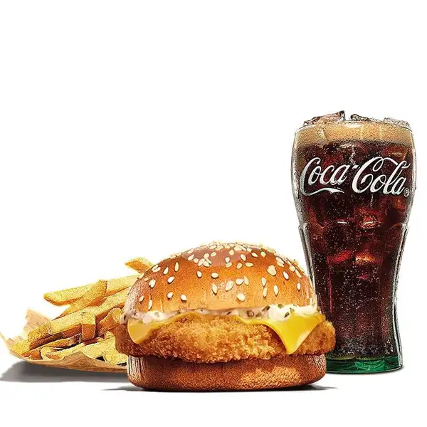 Paket Fish Fillet Burger Medium | Burger King, Harmoni