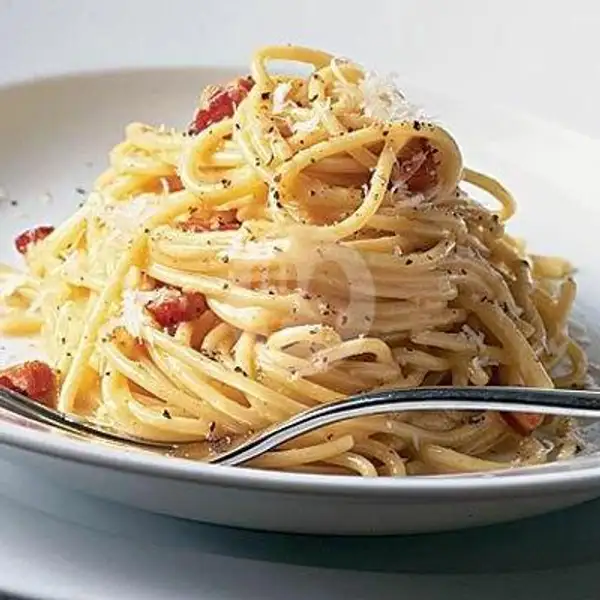 Spaghetti Karbonara | Warung Pojok Rawamangun