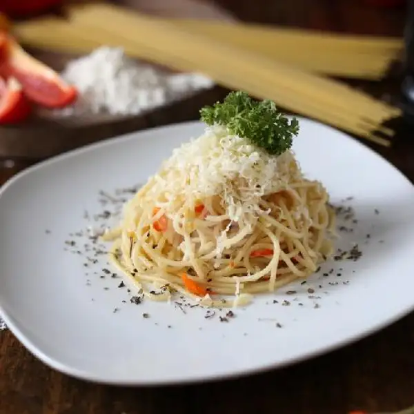 Spaghetti Aglio-Olio | Krisna Gallery & Resto, Denpasar