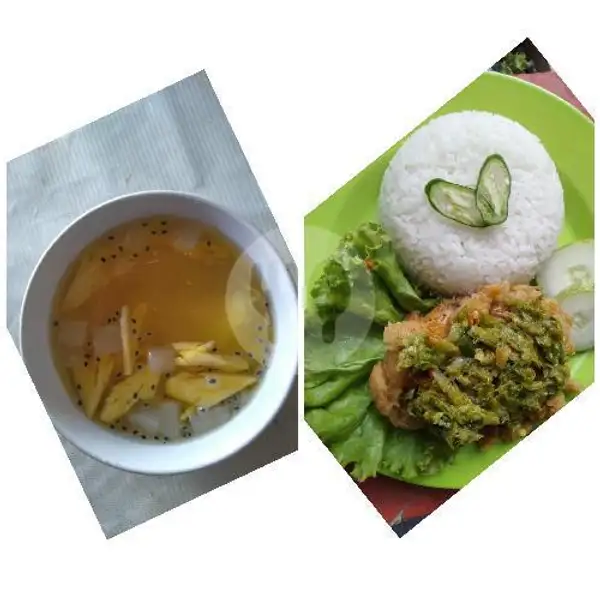 Paket Ayam Geprek Nasi + Es Nasling | Warung Anggita, Kelapa