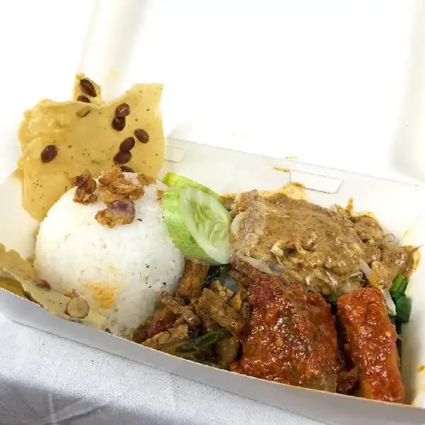 Nasi Pecel Soerabaia Daging Sapi | Open Your Box, Cengkareng