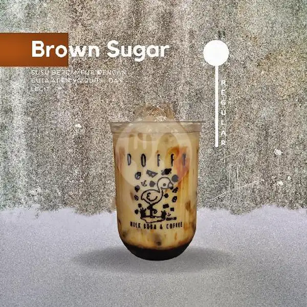 Brown Sugar / Susu Aren (Regular) | Doffy (Milk Boba & Coffee) Di Samping Angkringan Mas Tumin M. Yamin Samarinda
