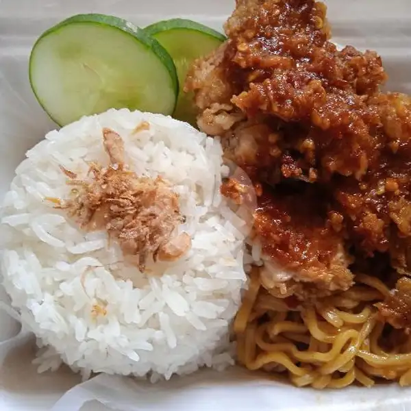 Nasi Ayam Geprek Indomie Goreng | Kedai Anyar, Manukan Indah