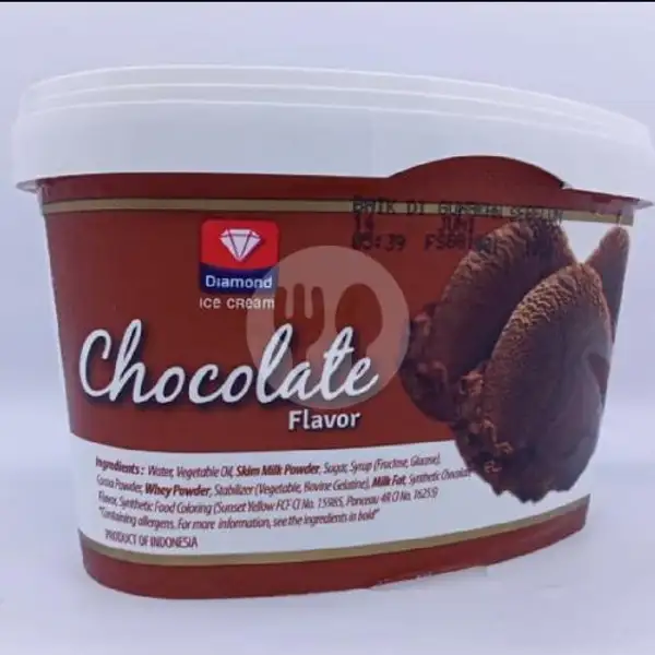 Diamond Ice Cream 700ml - Chocolate | Kireii Ice Cream, Setia Kawan