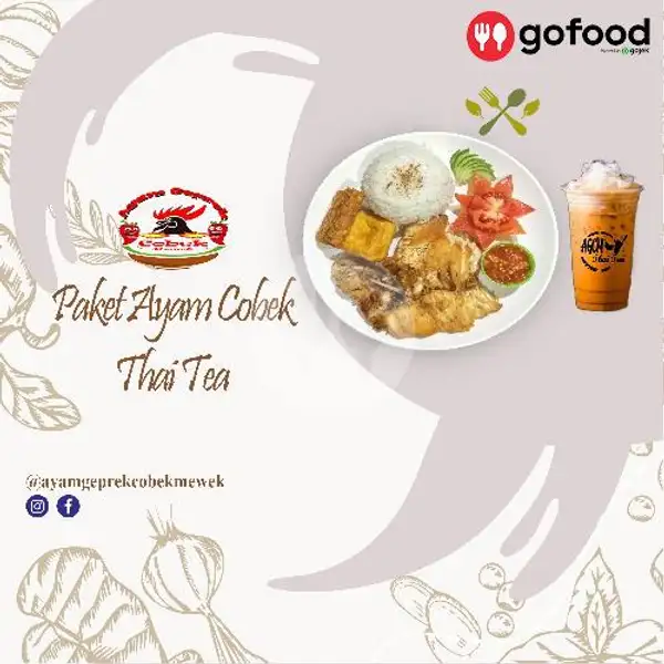 Cobek Thai Tea | Ayam Geprek Cobek Mewek Cimahi, Cihanjuang