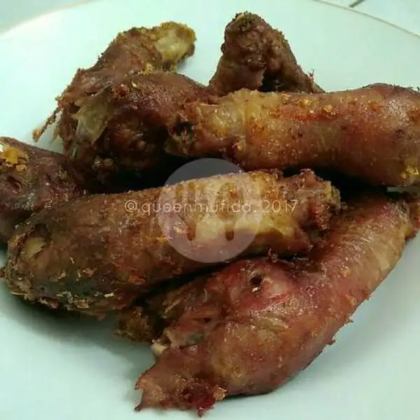kepala ayam di goreng perbiji. | Pondok Ayam Bakar tik Tik Duri Kepa, Green Ville