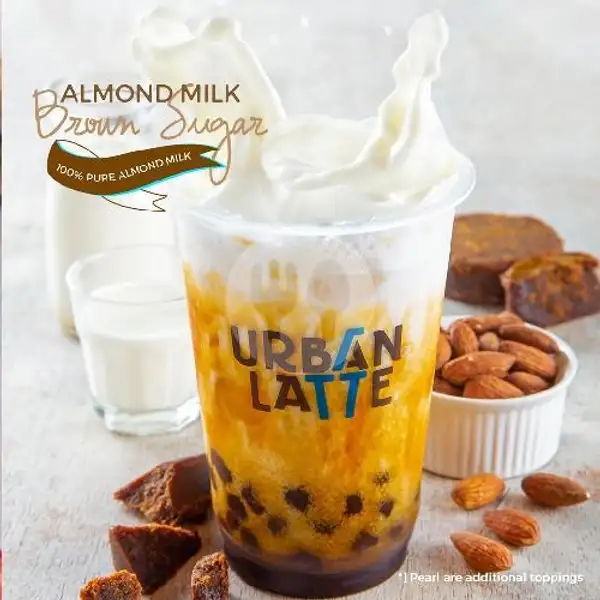 Almond Milk Brown Sugar (M) | Urban Latte, Graha STC