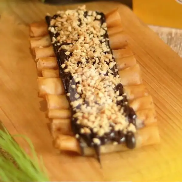 Banana Roll( Chocolate Kacang) | Lumpia Basah Djuragan, Cibogo Bawah