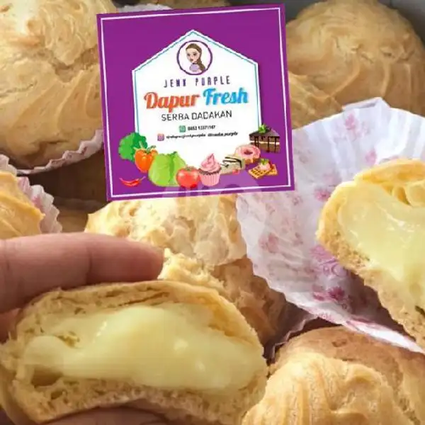 Kue Soes Jenk Purple | Jenk Purple Dapur Fresh,Bekasi