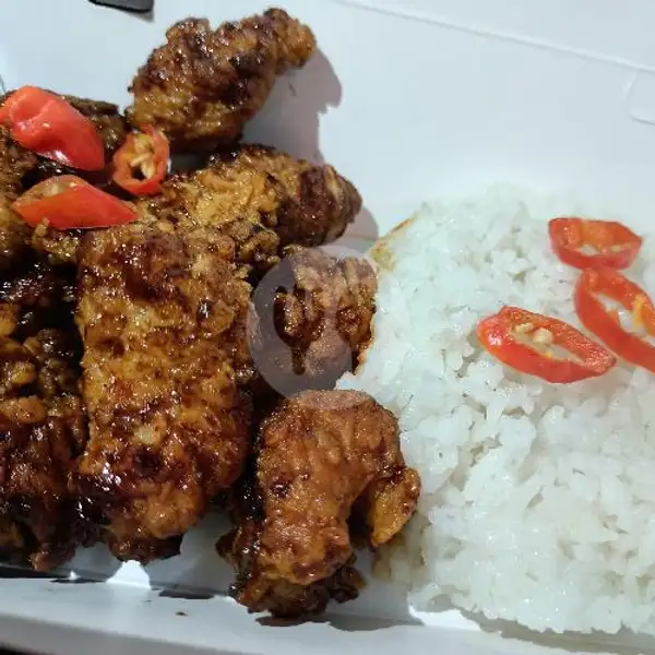 Paket Ayam Popcorn Soekamakan + Nasi Putih | Baso Mang Igoy