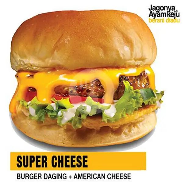 Super Cheese Burger | Cheese Chicken, Kukusan