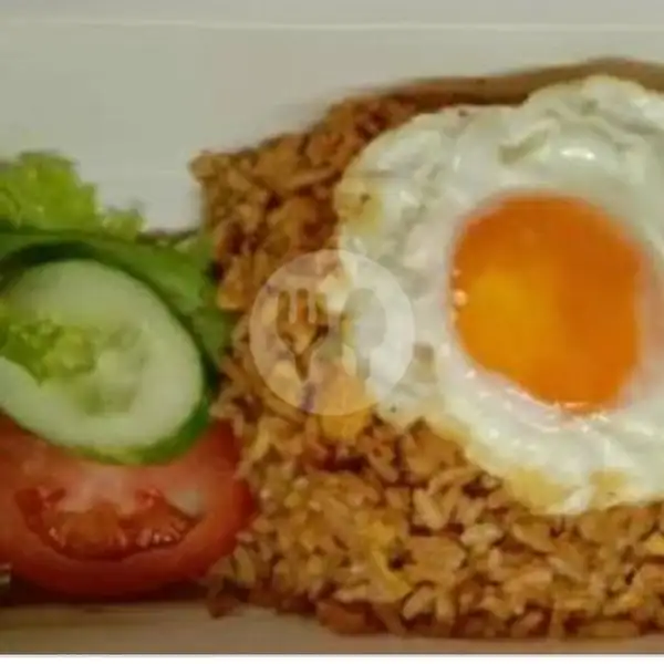Nasi goreng + telur + Teh es / nutrisari | Pecel Ayam & Ayam Geprek DZ, Gg Mela