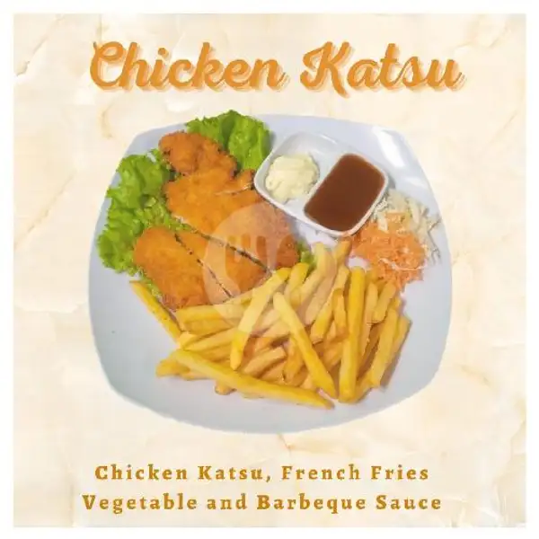 Chicken Katsu Kuah Kari + Kentang Goreng | Juice 52
