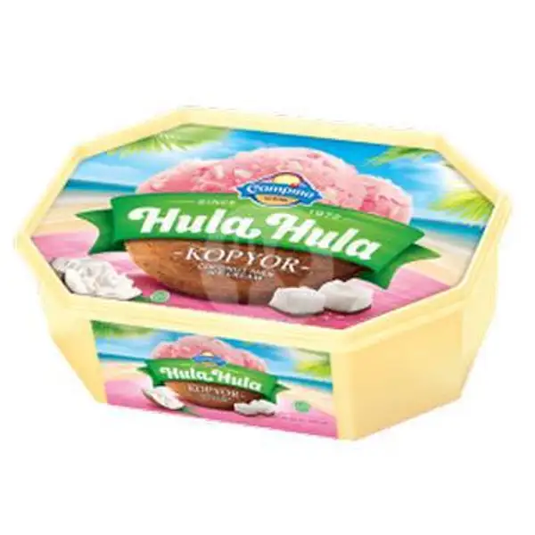 Hula Hula Kopyor Mini Pack | Ice Cream Campina, Denspasar
