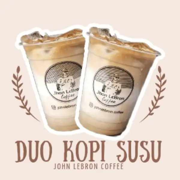 Duo Susu Kopi Kembar | John Lebron Coffee & Eatery, Bukit Tempayan