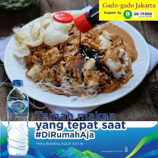 Ketoprak Biasa + Aqua | Gado-gado Jakarta & Tahu Tek Telur, Denpasar