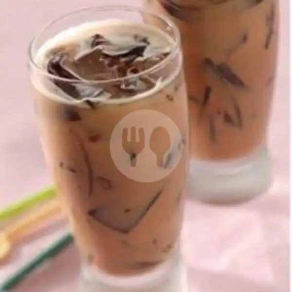Ice Milk Chocolate With Jelly | Seblak Suki, Takoyaki, Suki Tomyam, Karees Sapuran