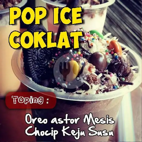 Pop Ice Coklat Susu Atau Coklat | SALAD BUAH NAZWA