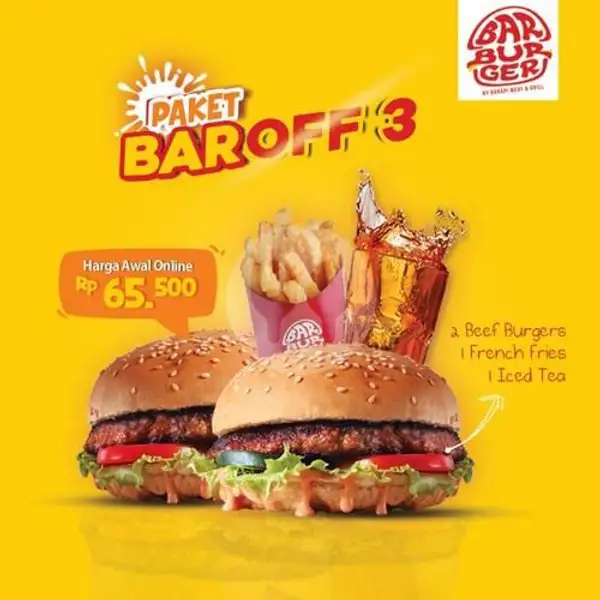 Baroff 3 | Bar Burger, Cempaka Putih