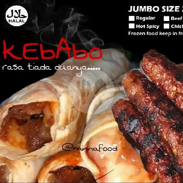Kebab Jumbo Kebabo HotSpicy Size 22cm Isi 3 Pcs | Alabi Super Juice, Beji