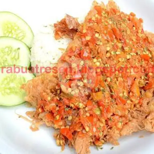 Tahu Telur Geprek + Nasi | Depot Chicken Rania, Lebak Rejo Utara