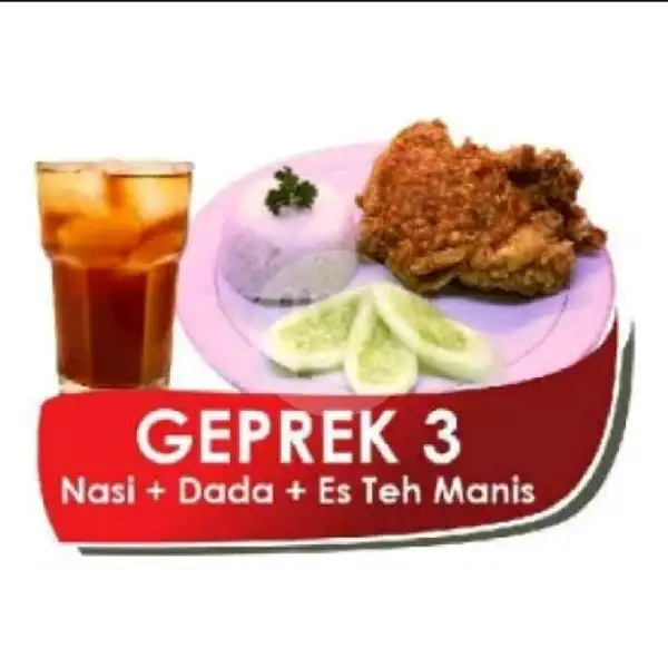Paket Geprek 3 | Ayam Bakar JON-GIL, Sekneg Raya