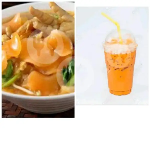 seblak ceker +free thai tea | Thirsty Lovers, Kendangsari