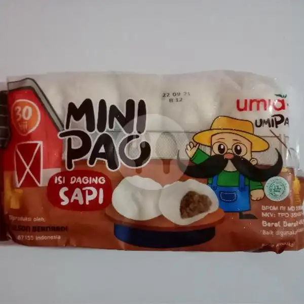 Mini Pao Isi Daging Sapi Isi 30 ( Frozen) | Dimsum Pempek Baso Aci Dan Frozen Food ADA,Bojong Pondok Terong