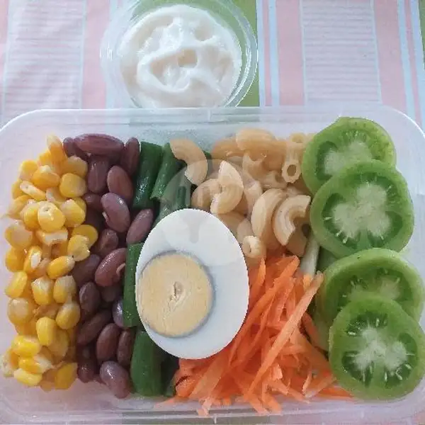 Salad Sayur Mayo + Full Keju (650ml) | Dessert House, Gambir