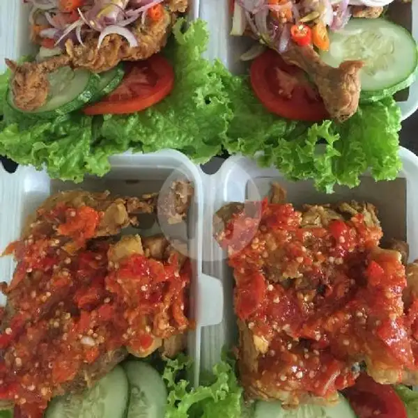 Paket Ayam Geprek Untuk Dua Orang | Ayam Geprek Mercon, Dunia Food Court