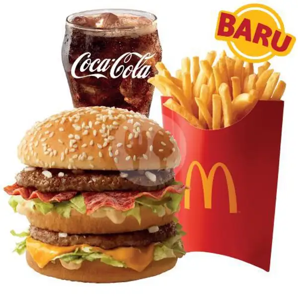 Paket Hemat Big Mac Beef Rasher, Lrg | McDonald's, Galuh Mas-Karawang