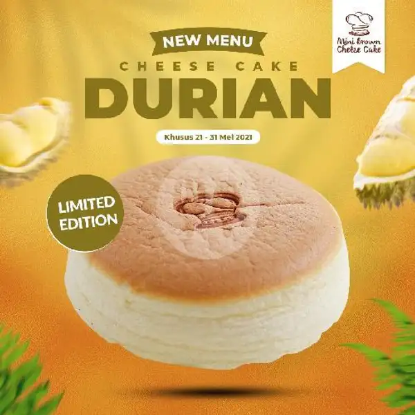Durian Cheese Cake | Mini Brown Cheese Cake, Batam