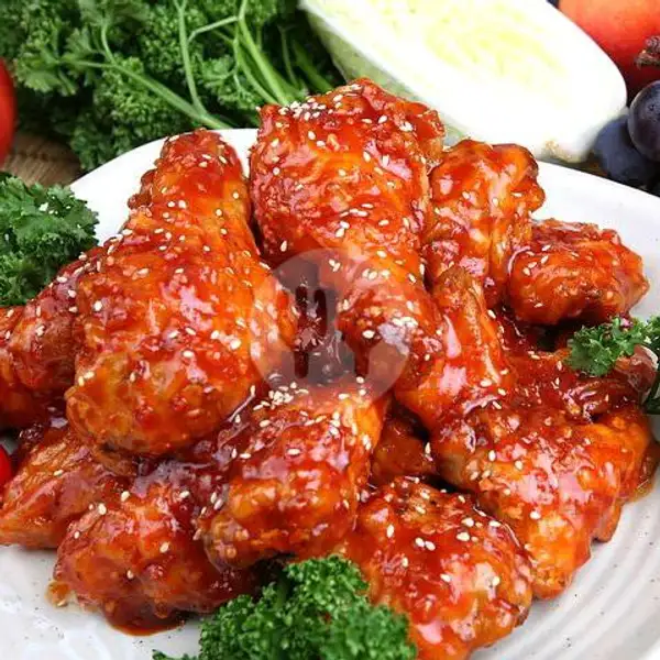 Ayam Hot Lava | Hot Chicken Dinner, Pekanbaru