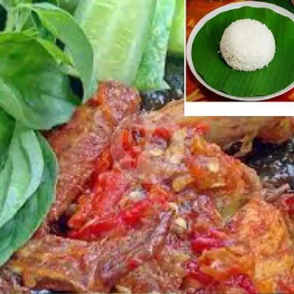 Ayam Penyet + Nasi | Pondok Ayam Bakar tik Tik Duri Kepa, Green Ville