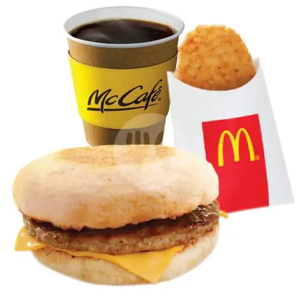 Paket Hemat Sausage McMuffin | McDonald's, Manyar Kertoarjo Surabaya