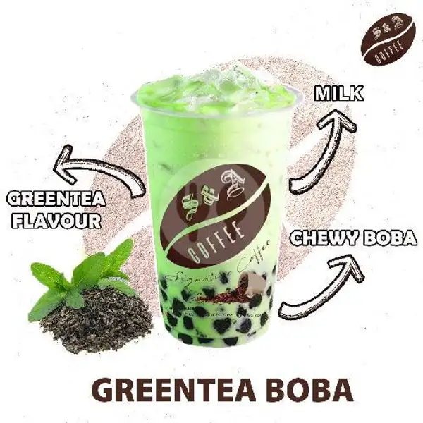 SA - Greentea Boba | S&A COFFEE Signature Coffee